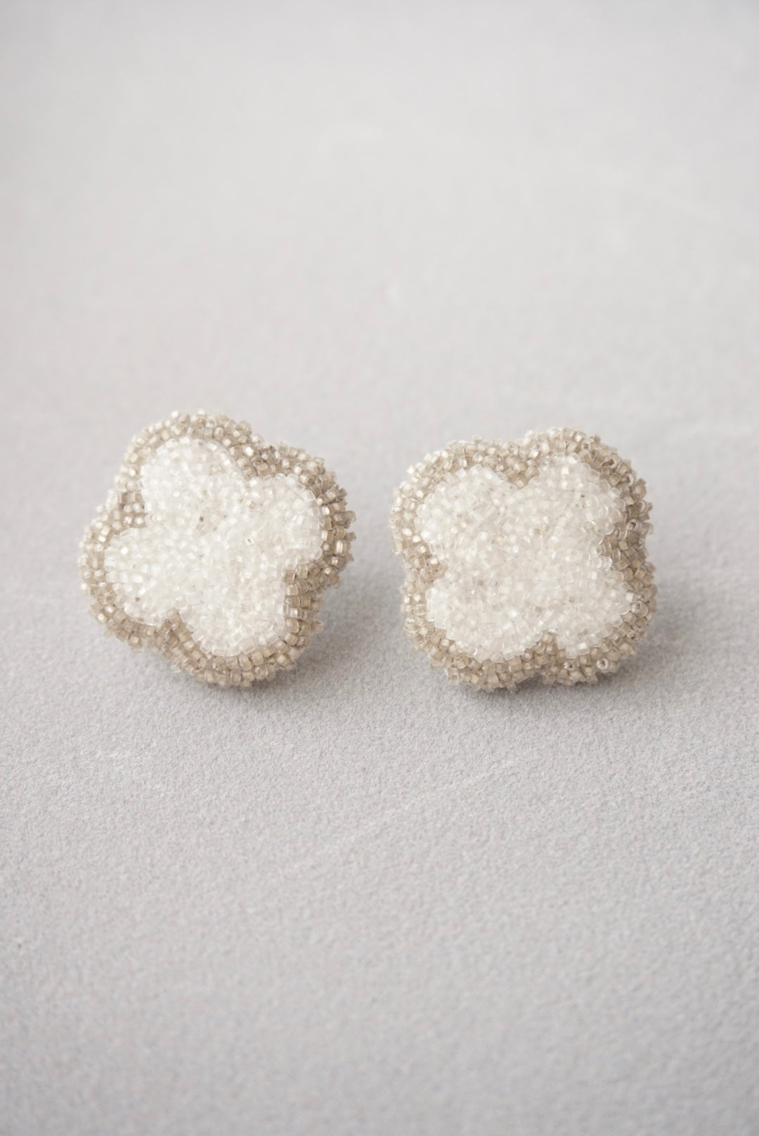 「fragment of the sand」flower/pierced earrings/ earrings-01