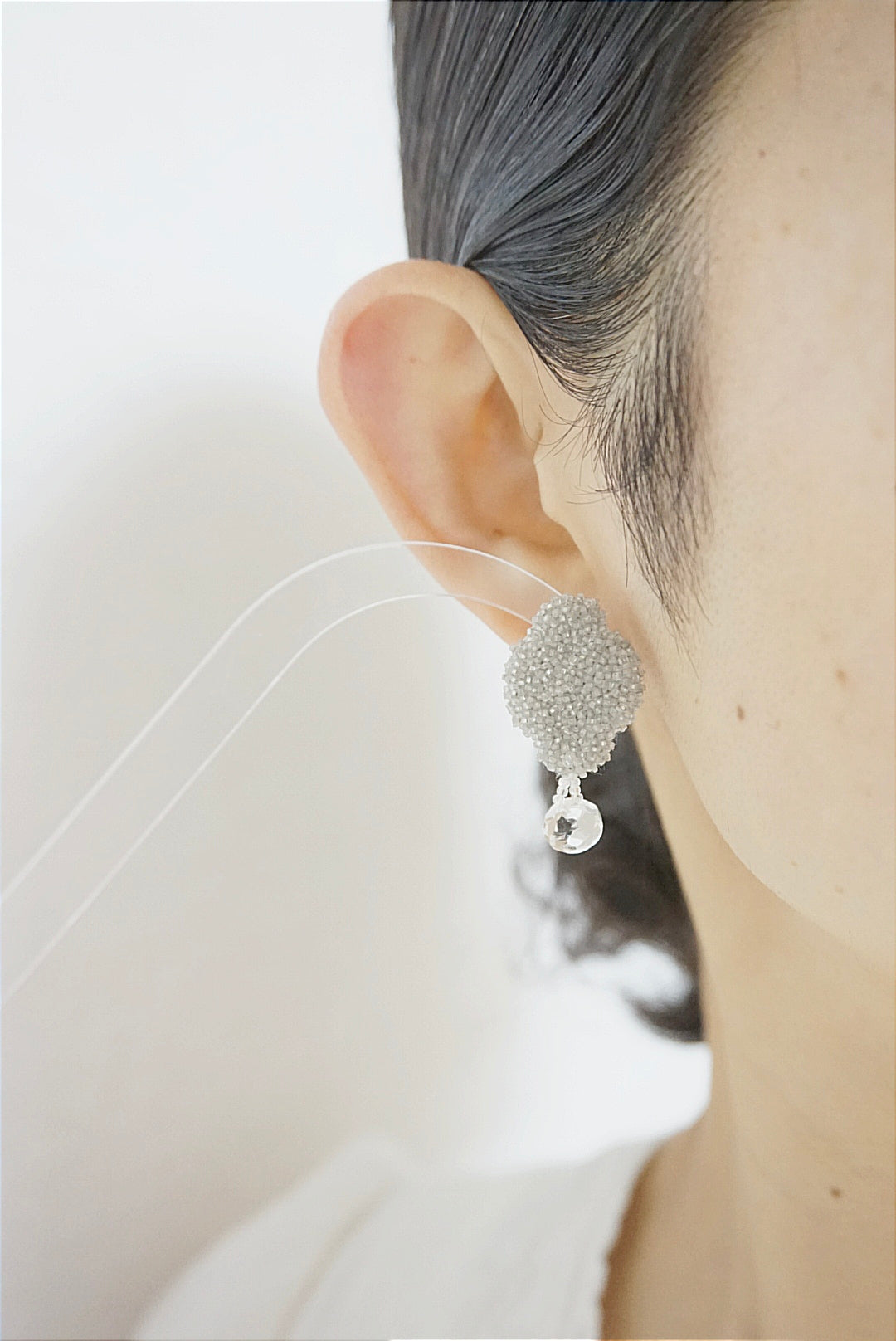 「fragment of the sand」pierced earrings-04