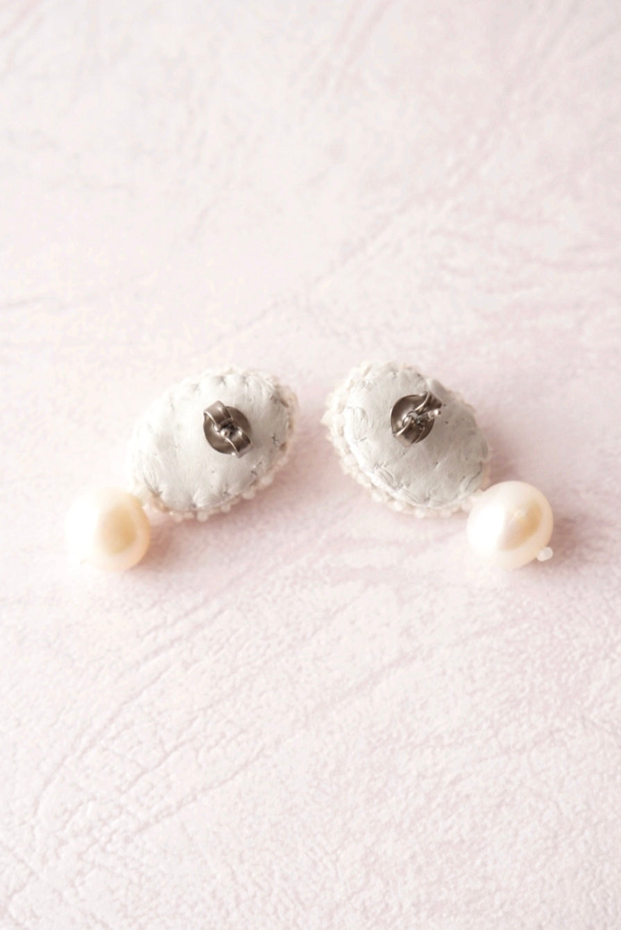 【 kiira /oval 】pierced earrings/earrings-01