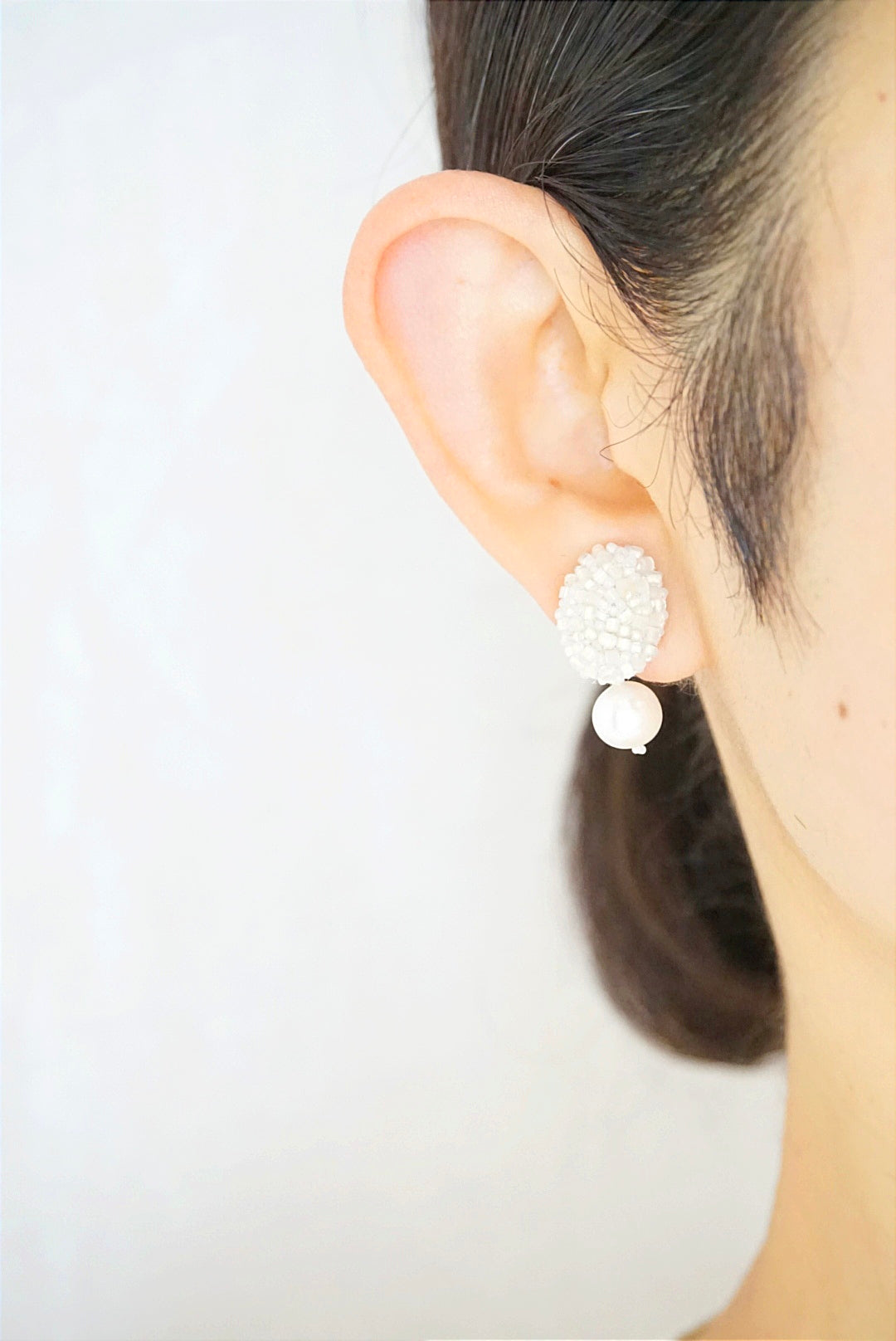 【 kiira /oval 】pierced earrings/earrings-01