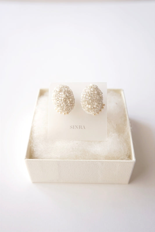 【 kiira/oval】pierced earrings-03